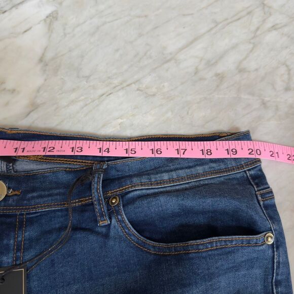 DG2 by Diane Gilman Classic Stretch Denim Swirl Bootcut Jean Midtone Sz 20W NWT - Picture 4 of 6